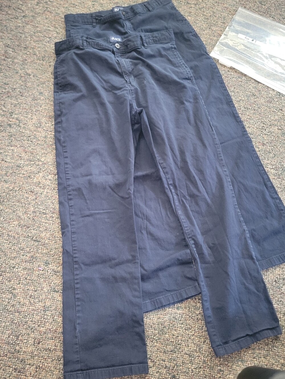 The Children's Place Navy Blue Kids Chino Pants- 2 Pair